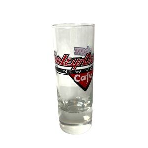 Harley Davidson Cafe‎ New York Tall Shot Glass Motorcycles 4” H
